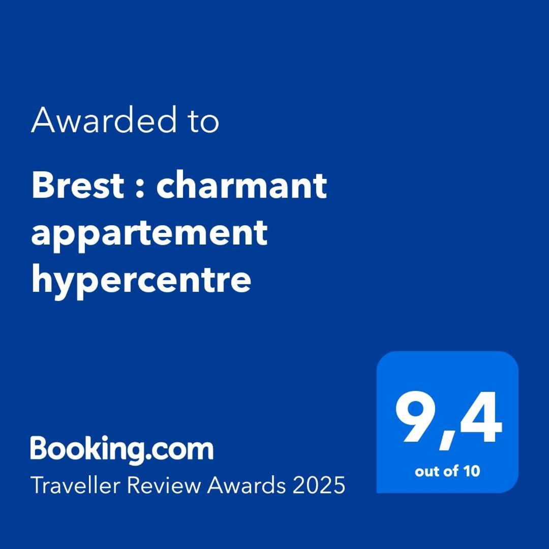 Brest : Charmant Appartement Hypercentre Eksteriør billede
